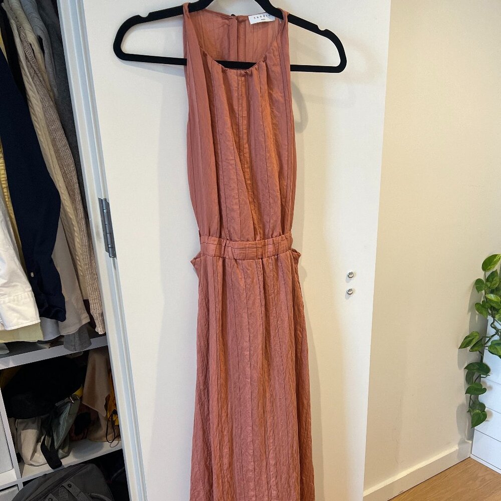 Backless Sandro dress with bow